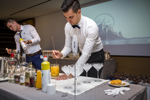 Bartender competition in Rabac